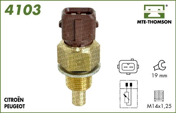MTE-Thomson 4103 Датчик, температура охлаждающей жидкости 4103: Отличная цена - Купить в Польше на 2407.PL!