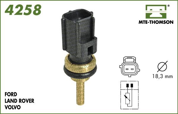 MTE-Thomson 4258 Sensor, coolant temperature 4258: Buy near me in Poland at 2407.PL - Good price!