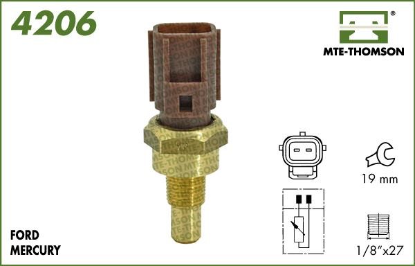 MTE-Thomson 4206 Sensor, coolant temperature 4206: Buy near me in Poland at 2407.PL - Good price!