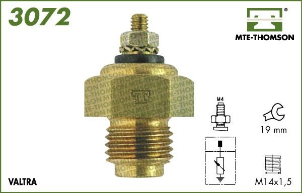 MTE-Thomson 3072 Sensor, coolant temperature 3072: Buy near me in Poland at 2407.PL - Good price!