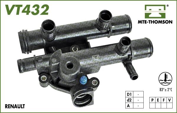MTE-Thomson VT432.83 Thermostat, coolant VT43283: Buy near me in Poland at 2407.PL - Good price!