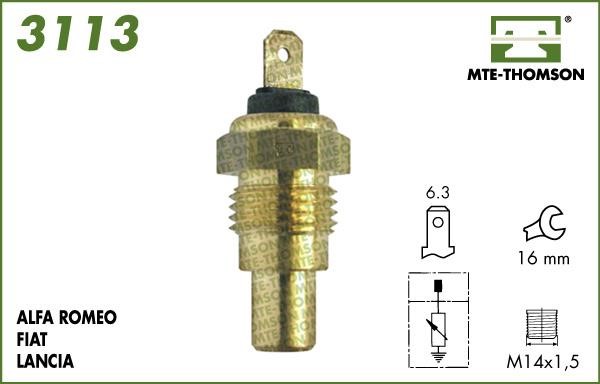 MTE-Thomson 3113 Sensor, coolant temperature 3113: Buy near me in Poland at 2407.PL - Good price!