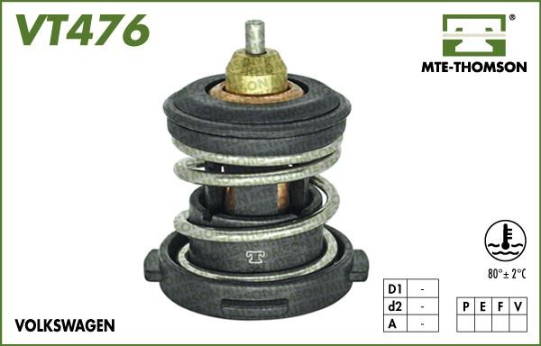 MTE-Thomson VT476.80 Thermostat, coolant VT47680: Buy near me in Poland at 2407.PL - Good price!