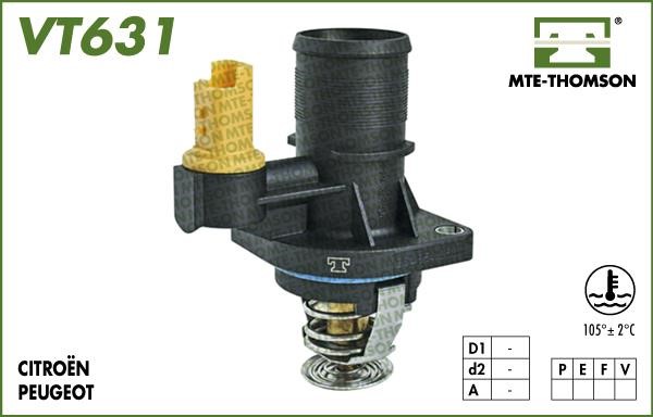 MTE-Thomson VT631.105 Thermostat, coolant VT631105: Buy near me in Poland at 2407.PL - Good price!