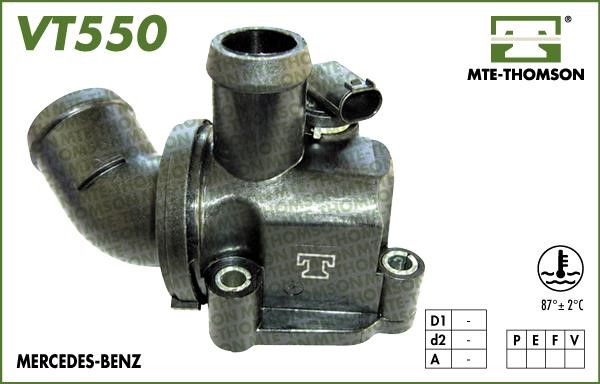 MTE-Thomson VT550.87 Thermostat, coolant VT55087: Buy near me in Poland at 2407.PL - Good price!