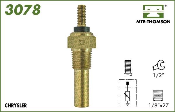 MTE-Thomson 3078 Датчик, температура охолоджувальної рідини 3078: Приваблива ціна - Купити у Польщі на 2407.PL!