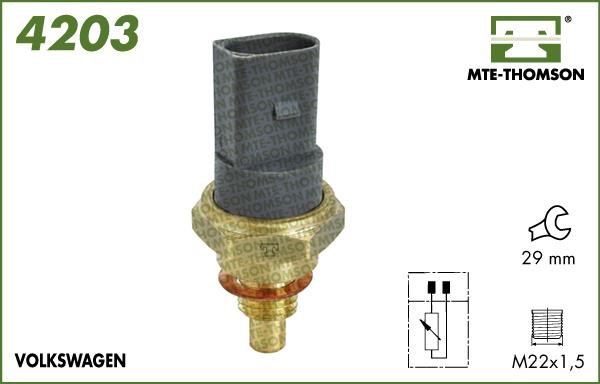 MTE-Thomson 4203 Sensor, coolant temperature 4203: Buy near me in Poland at 2407.PL - Good price!