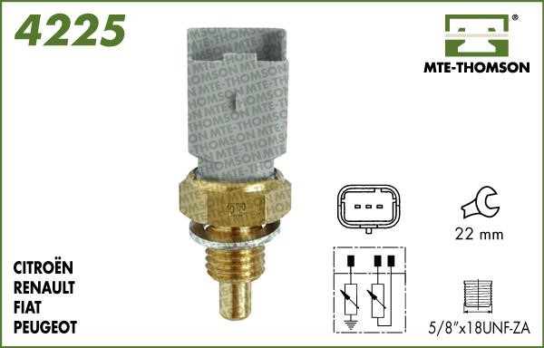 MTE-Thomson 4225 Sensor, coolant temperature 4225: Buy near me in Poland at 2407.PL - Good price!