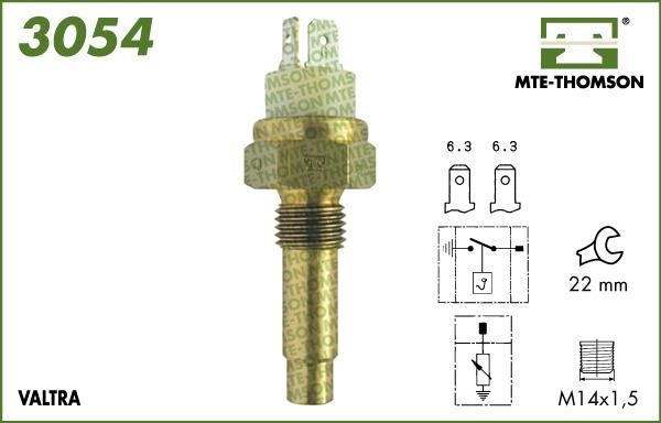 MTE-Thomson 3054 Sensor, coolant temperature 3054: Buy near me at 2407.PL in Poland at an Affordable price!