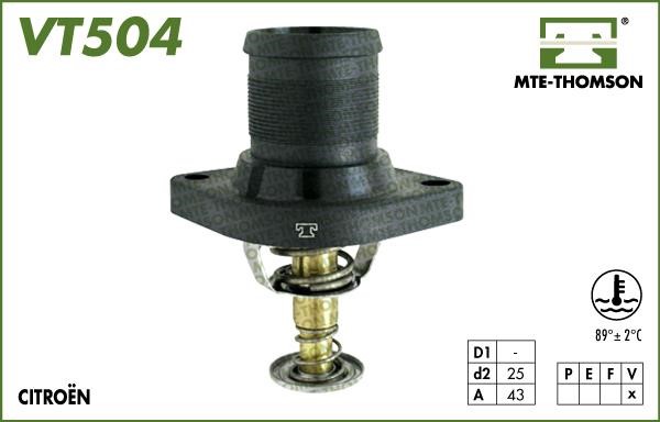 MTE-Thomson VT504.80 Thermostat, coolant VT50480: Buy near me in Poland at 2407.PL - Good price!