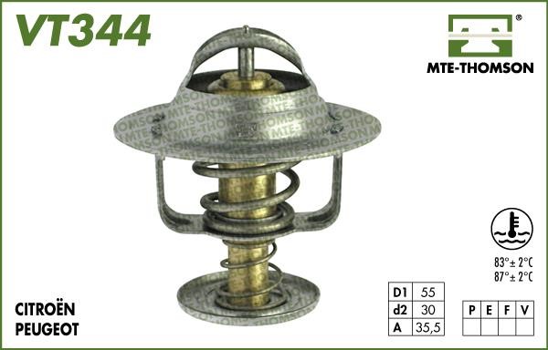 MTE-Thomson VT34483 Thermostat, coolant VT34483: Buy near me in Poland at 2407.PL - Good price!