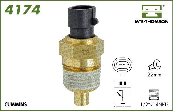 MTE-Thomson 4174 Sensor, coolant temperature 4174: Buy near me at 2407.PL in Poland at an Affordable price!