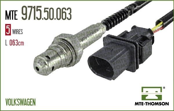 MTE-Thomson 9715.50.063 Lambda sensor 971550063: Buy near me at 2407.PL in Poland at an Affordable price!