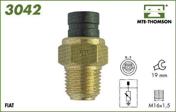 MTE-Thomson 3042 Sensor, coolant temperature 3042: Buy near me in Poland at 2407.PL - Good price!