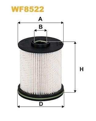 WIX WF8522 Fuel filter WF8522: Buy near me in Poland at 2407.PL - Good price!