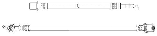 CEF 514705 Гальмівний шланг 514705: Приваблива ціна - Купити у Польщі на 2407.PL!