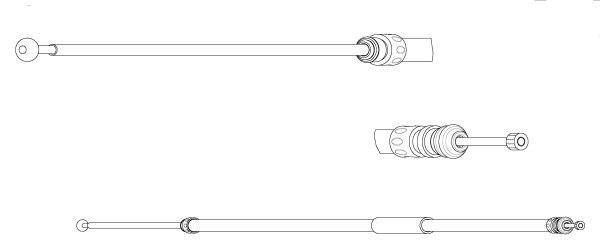 CEF BW02142 Cable Pull, parking brake BW02142: Buy near me in Poland at 2407.PL - Good price!