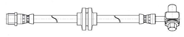 CEF 514807 Тормозной шланг 514807: Отличная цена - Купить в Польше на 2407.PL!