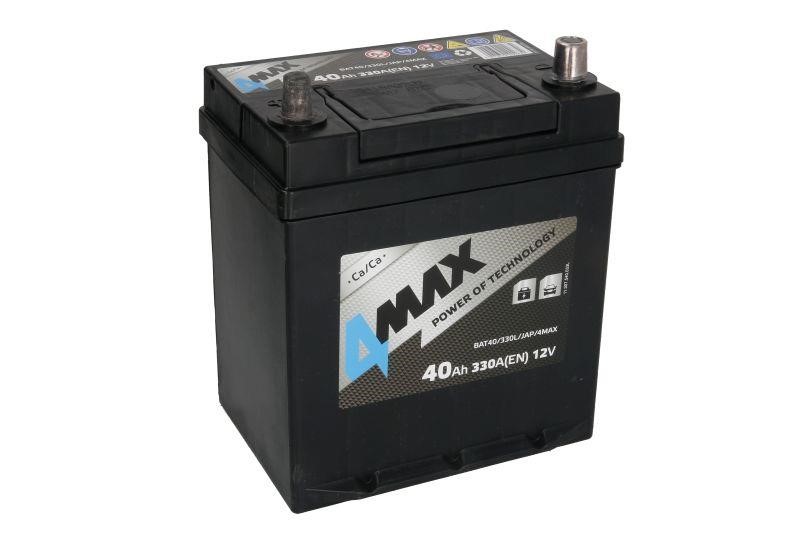 Akumulator 4max 12V 40Ah 330A(EN) L+ 4max BAT40&#x2F;330L&#x2F;JAP&#x2F;4MAX