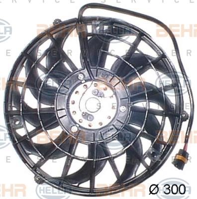 Hella 8EW 009 157-311 Fan, radiator 8EW009157311: Buy near me in Poland at 2407.PL - Good price!