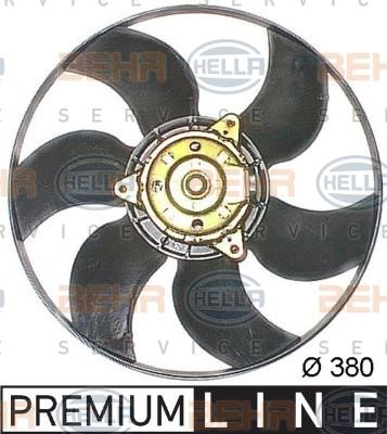 Hella 8EW 009 158-501 Fan, radiator 8EW009158501: Buy near me in Poland at 2407.PL - Good price!