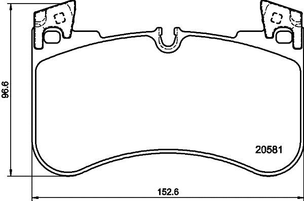 Hella 8DB 355 039-881 Гальмівні колодки, комплект 8DB355039881: Приваблива ціна - Купити у Польщі на 2407.PL!