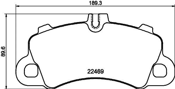 Hella 8DB 355 040-761 Klocki hamulcowe, zestaw 8DB355040761: Dobra cena w Polsce na 2407.PL - Kup Teraz!