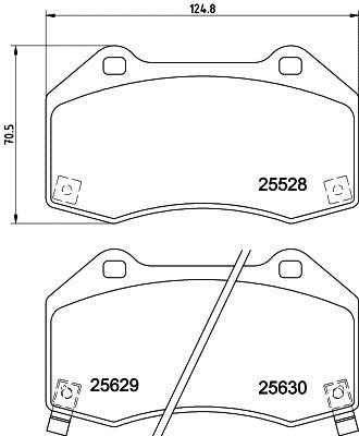 Hella 8DB 355 025-871 Brake Pad Set, disc brake 8DB355025871: Buy near me in Poland at 2407.PL - Good price!