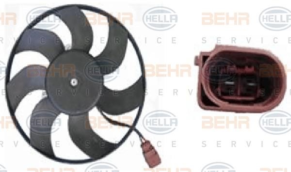 Hella 8EW 351 039-184 Fan, radiator 8EW351039184: Buy near me in Poland at 2407.PL - Good price!