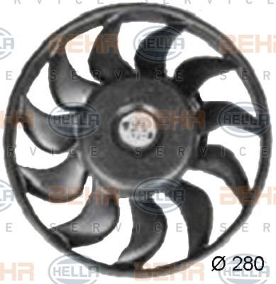 Hella 8EW 351 034-791 Fan, radiator 8EW351034791: Buy near me at 2407.PL in Poland at an Affordable price!