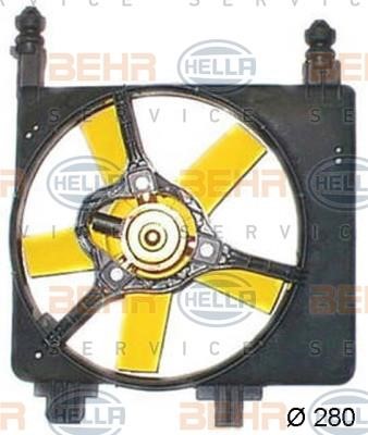 Hella 8EW 351 044-421 Fan, radiator 8EW351044421: Buy near me at 2407.PL in Poland at an Affordable price!