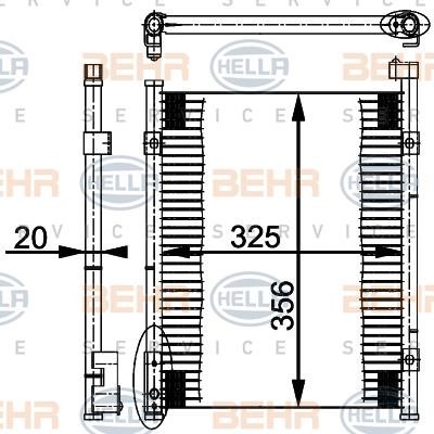 Hella 8FC 351 037-021 Cooler Module 8FC351037021: Buy near me in Poland at 2407.PL - Good price!