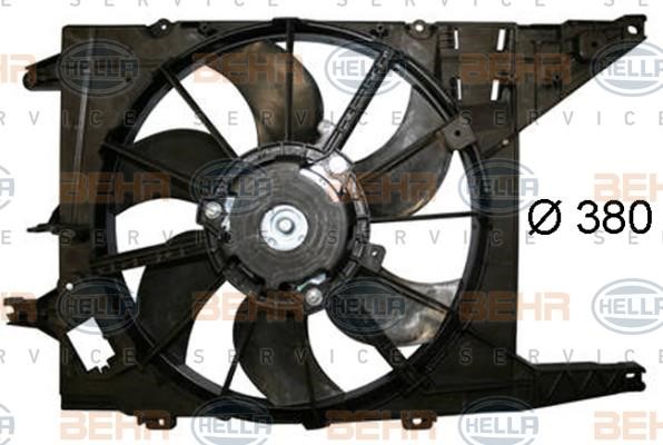 Hella 8EW 351 044-521 Fan, radiator 8EW351044521: Buy near me in Poland at 2407.PL - Good price!