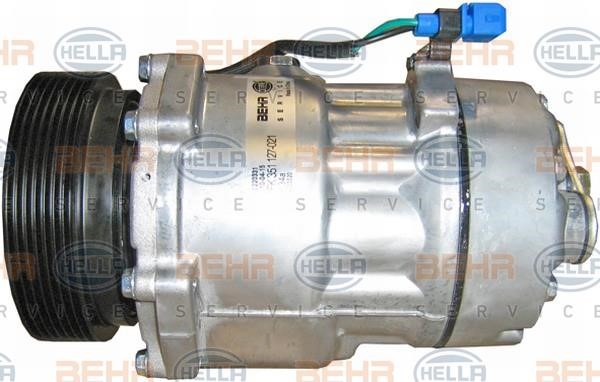 Hella 8FK 351 127-021 Compressor, air conditioning 8FK351127021: Buy near me in Poland at 2407.PL - Good price!