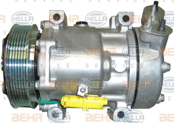 Hella 8FK 351 128-551 Compressor, air conditioning 8FK351128551: Buy near me in Poland at 2407.PL - Good price!