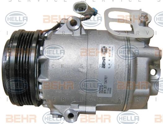 Hella 8FK 351 134-761 Compressor, air conditioning 8FK351134761: Buy near me in Poland at 2407.PL - Good price!