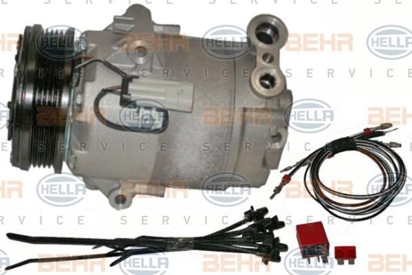 Hella 8FK 351 135-791 Compressor, air conditioning 8FK351135791: Buy near me in Poland at 2407.PL - Good price!