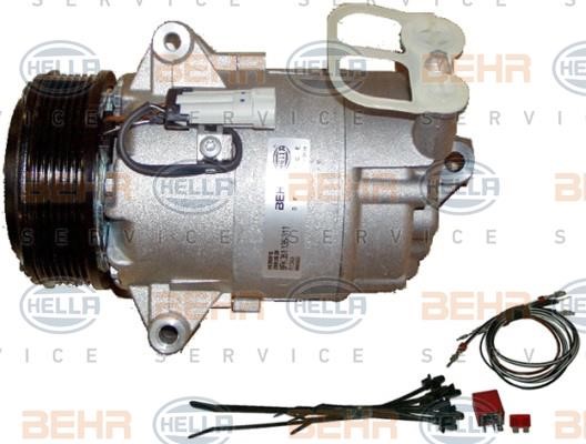 Hella 8FK 351 135-811 Compressor, air conditioning 8FK351135811: Buy near me at 2407.PL in Poland at an Affordable price!