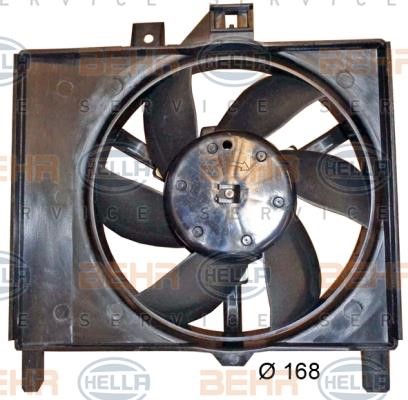 Вентилятор, охлаждение двигателя Hella 8EW 351 150-244