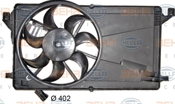Hella 8EW 351 150-424 Fan, radiator 8EW351150424: Buy near me at 2407.PL in Poland at an Affordable price!