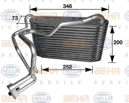 Hella 8FV 351 210-191 Air conditioner evaporator 8FV351210191: Buy near me at 2407.PL in Poland at an Affordable price!