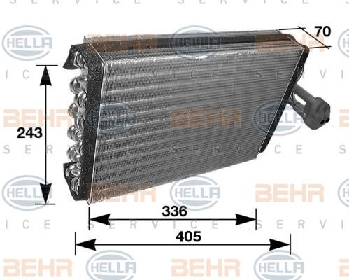 Hella 8FV 351 210-281 Air conditioner evaporator 8FV351210281: Buy near me in Poland at 2407.PL - Good price!