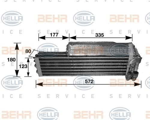 Hella 8FV 351 210-291 Air conditioner evaporator 8FV351210291: Buy near me in Poland at 2407.PL - Good price!