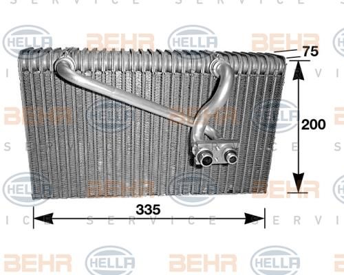 Hella 8FV 351 210-681 Parownik klimatyzatora 8FV351210681: Dobra cena w Polsce na 2407.PL - Kup Teraz!