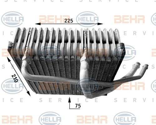 Hella 8FV 351 210-771 Air conditioner evaporator 8FV351210771: Buy near me at 2407.PL in Poland at an Affordable price!