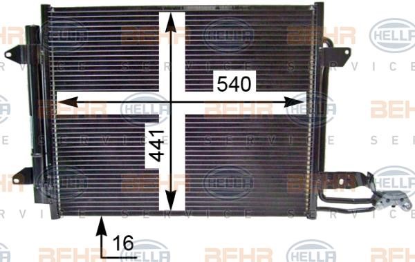 Hella 8FC 351 301-054 Cooler Module 8FC351301054: Buy near me in Poland at 2407.PL - Good price!
