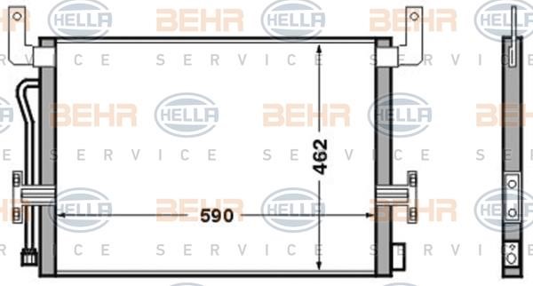 Hella 8FC 351 306-521 Cooler Module 8FC351306521: Buy near me in Poland at 2407.PL - Good price!