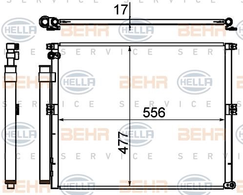 Hella 8FC 351 310-771 Cooler Module 8FC351310771: Buy near me in Poland at 2407.PL - Good price!