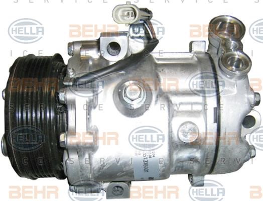 Hella 8FK 351 316-901 Compressor, air conditioning 8FK351316901: Buy near me in Poland at 2407.PL - Good price!