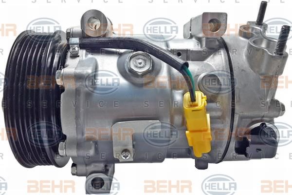 Hella 8FK 351 334-671 Compressor, air conditioning 8FK351334671: Buy near me at 2407.PL in Poland at an Affordable price!